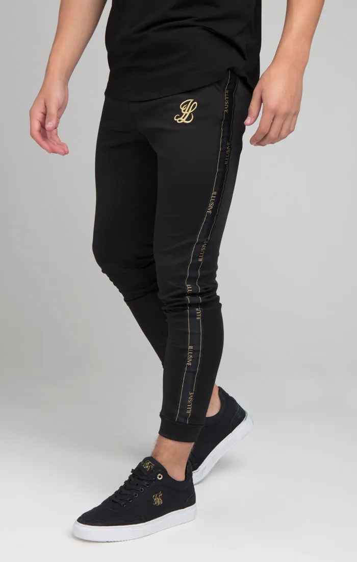 Boys Illusive Black Taped Jogger sold by Siksilk product image thumbnail 4