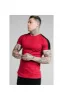 SikSilk Imperial Raglan Gym Tee - Dark Red sold by Siksilk