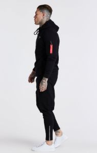 Black Flight Overhead Hoodie sold by Siksilk