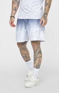 Navy Logo Fade Swim Short sold by Siksilk