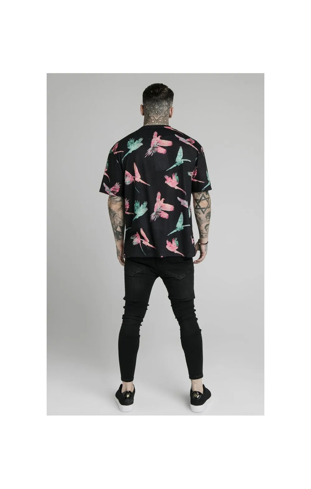 SikSilk S/S Essential Tee - Black,Teal & Pink sold by Siksilk product image thumbnail 5