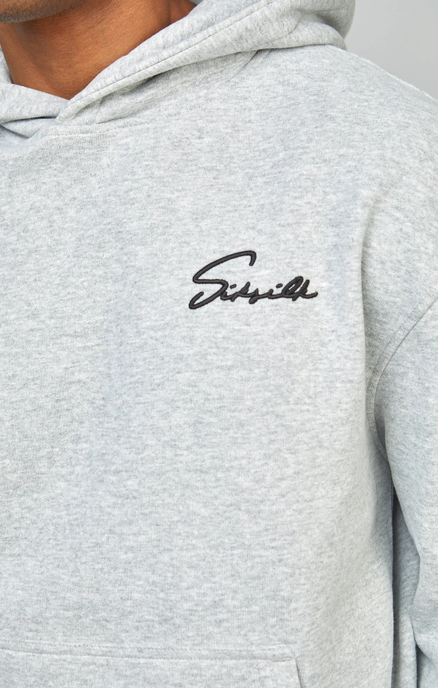 Script Embroidery Hood sold by Siksilk product image thumbnail 4