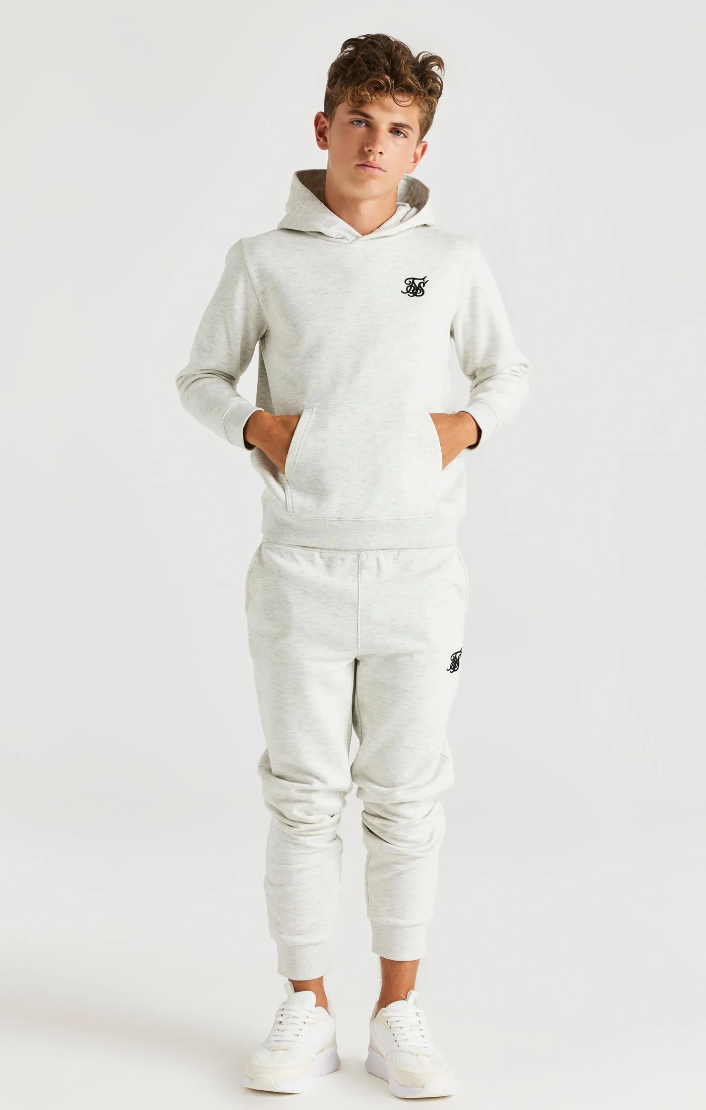 SikSilk Overhead Hoodie - Snow Marl sold by Siksilk product image thumbnail 3