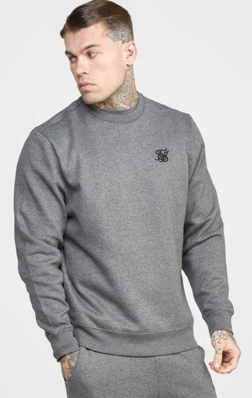 Grey Marl Essential Sweatshirt sold by Siksilk