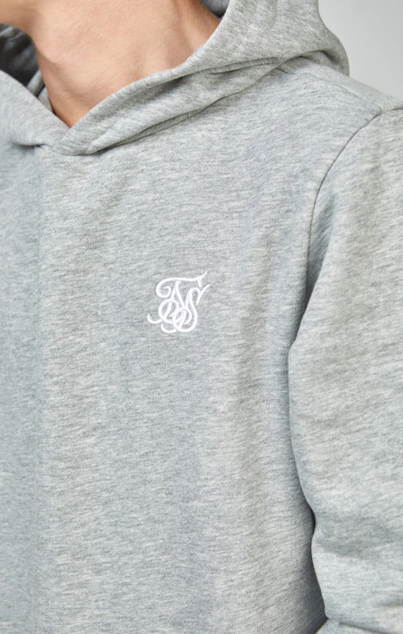 Boys Grey Essentials Hoodie sold by Siksilk product image thumbnail 2