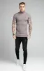 Grey Rib Raglan Muscle Fit T-Shirt sold by Siksilk