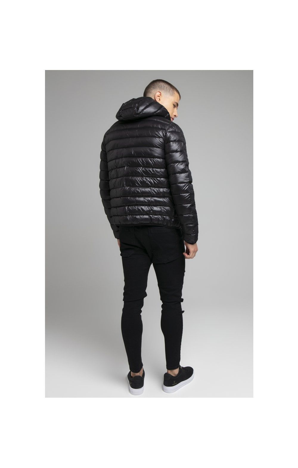 Black Lightweight Bubble Jacket sold by Siksilk product image thumbnail 6