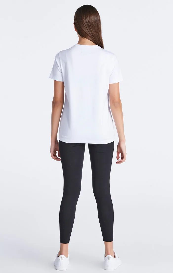 Girls White Essentials Boyfriend T-Shirt sold by Siksilk product image thumbnail 2