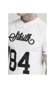 SikSilk Stretch Tee - White sold by Siksilk