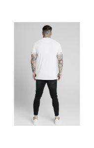 SikSilk Stretch Tee - White sold by Siksilk