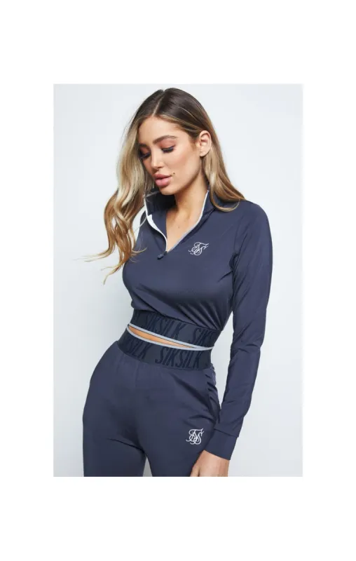 SikSilk Gravity Track Top - Navy sold by Siksilk