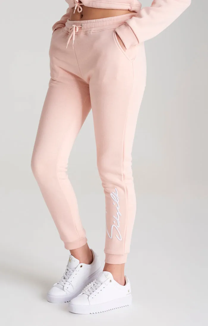 Girls Pink Signature Jogger sold by Siksilk