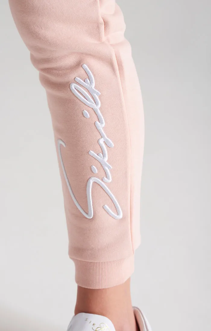 Girls Pink Signature Jogger sold by Siksilk product image thumbnail 2
