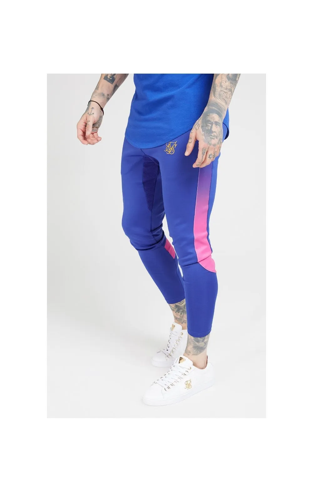 SikSilk Athlete fade Track Pants - Neon Blue sold by Siksilk product image thumbnail 2
