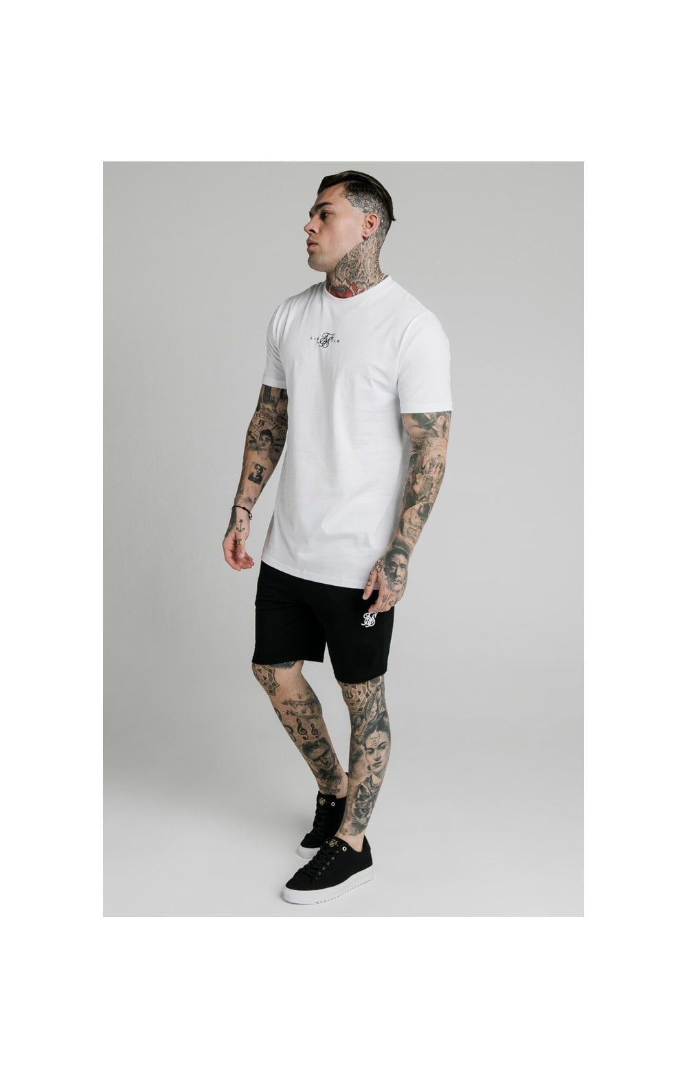 Black Essential Jersey Short sold by Siksilk product image thumbnail 4