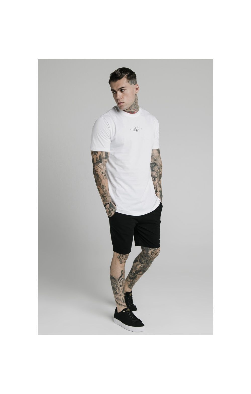 Black Essential Jersey Short sold by Siksilk product image thumbnail 3