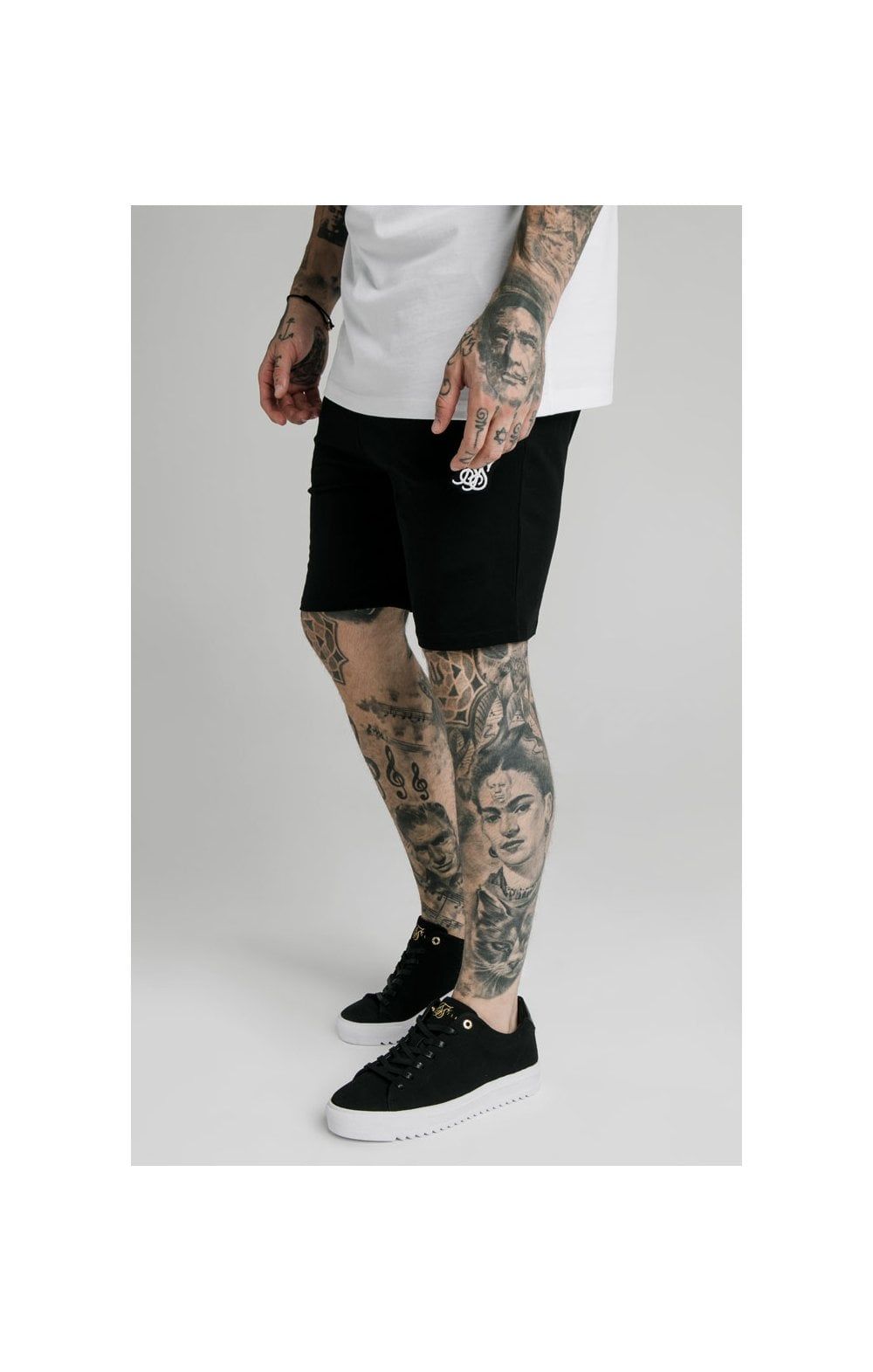 Black Essential Jersey Short sold by Siksilk product image thumbnail 2