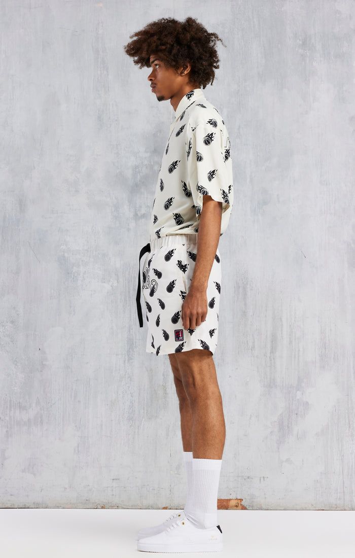 Space Jam x SikSilk Ecru Print Oversized Shirt sold by Siksilk product image thumbnail 5