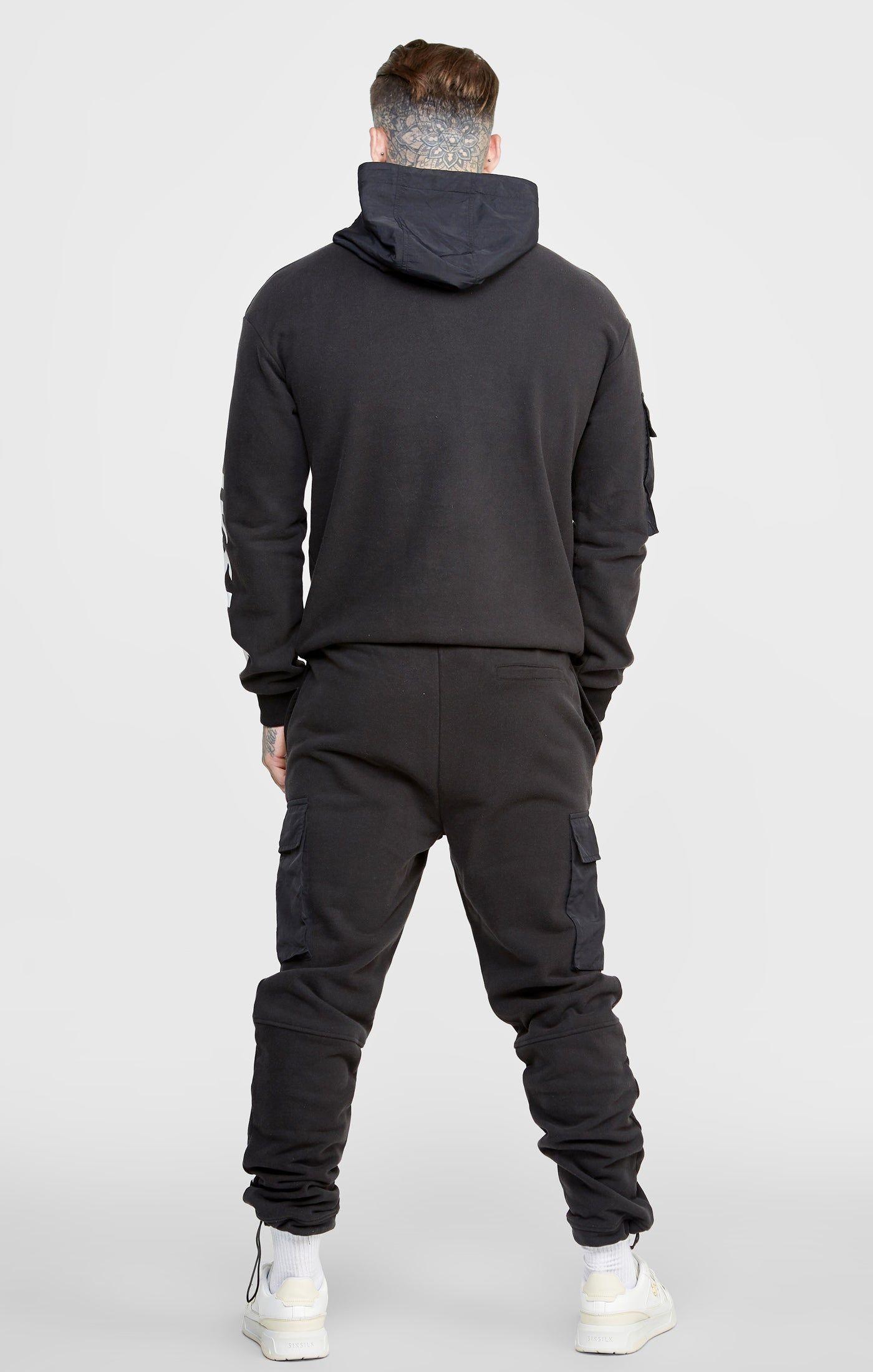 Black Contrast Pocket Cargo Pant sold by Siksilk product image thumbnail 5
