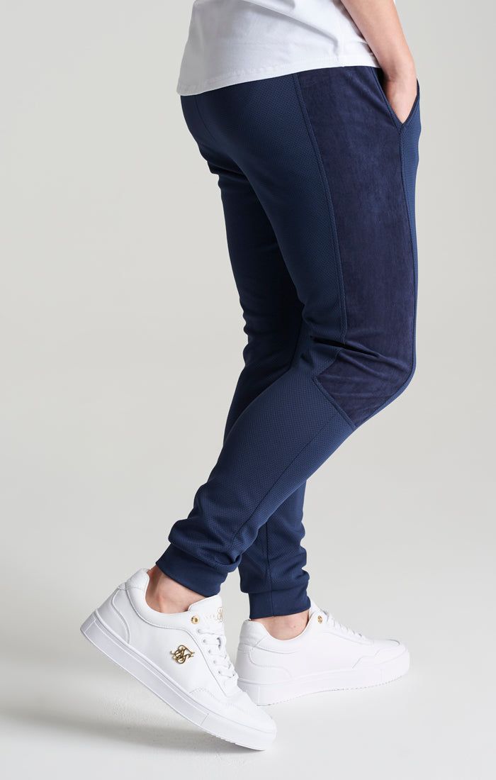 Boys Navy Mesh Jogger sold by Siksilk product image thumbnail 3