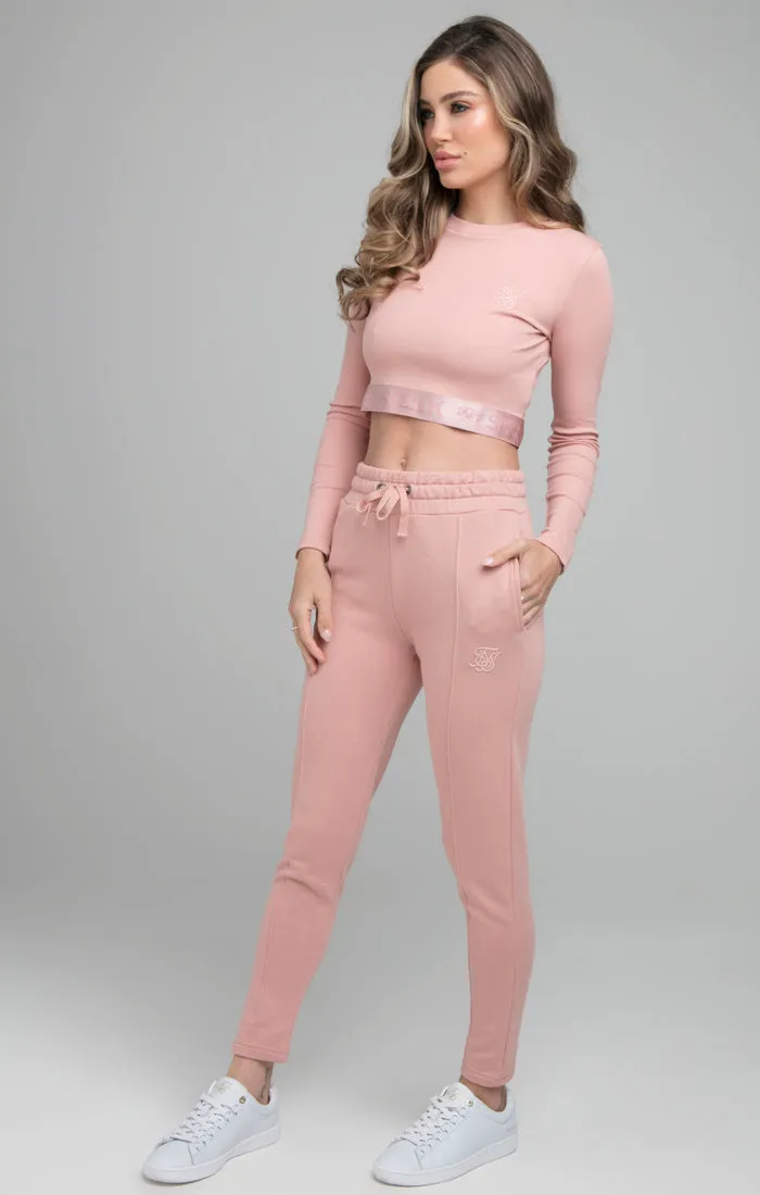 SikSilk Rib Tape Crop Tee - Pink sold by Siksilk product image thumbnail 2