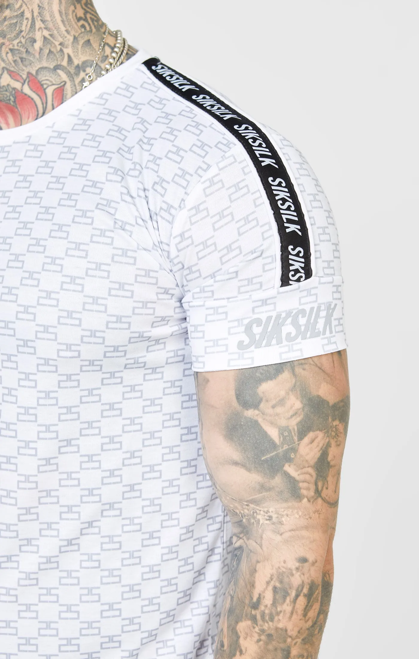 White T-Shirt sold by Siksilk product image thumbnail 2