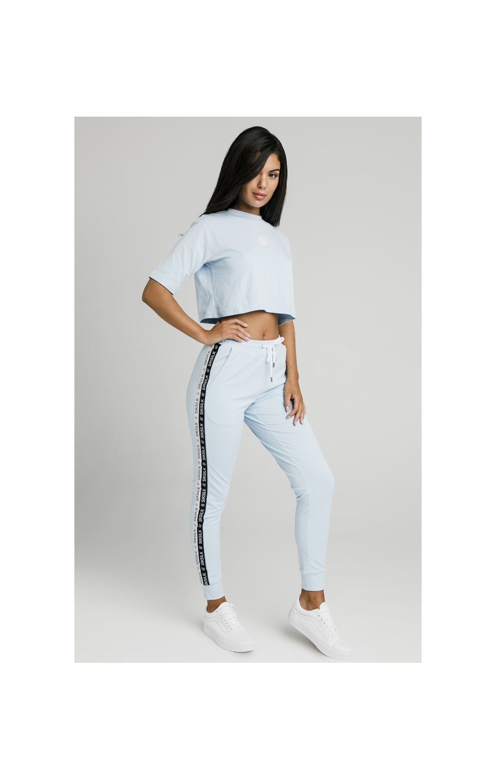SikSilk Oversize Crop Tee - Light Blue sold by Siksilk product image thumbnail 3