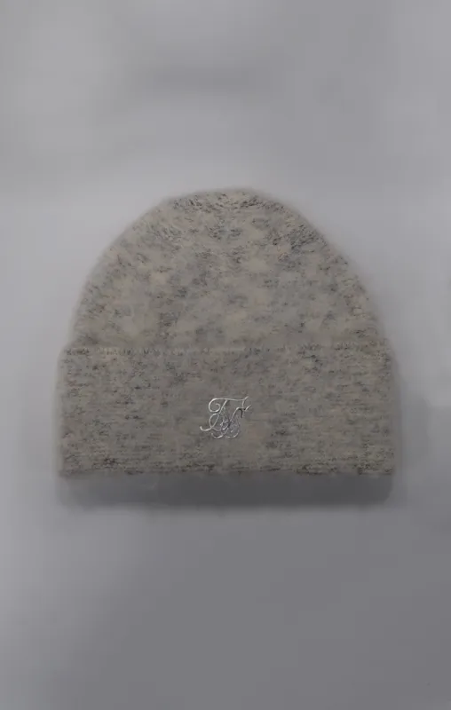 Ecru Knitted Beanie sold by Siksilk