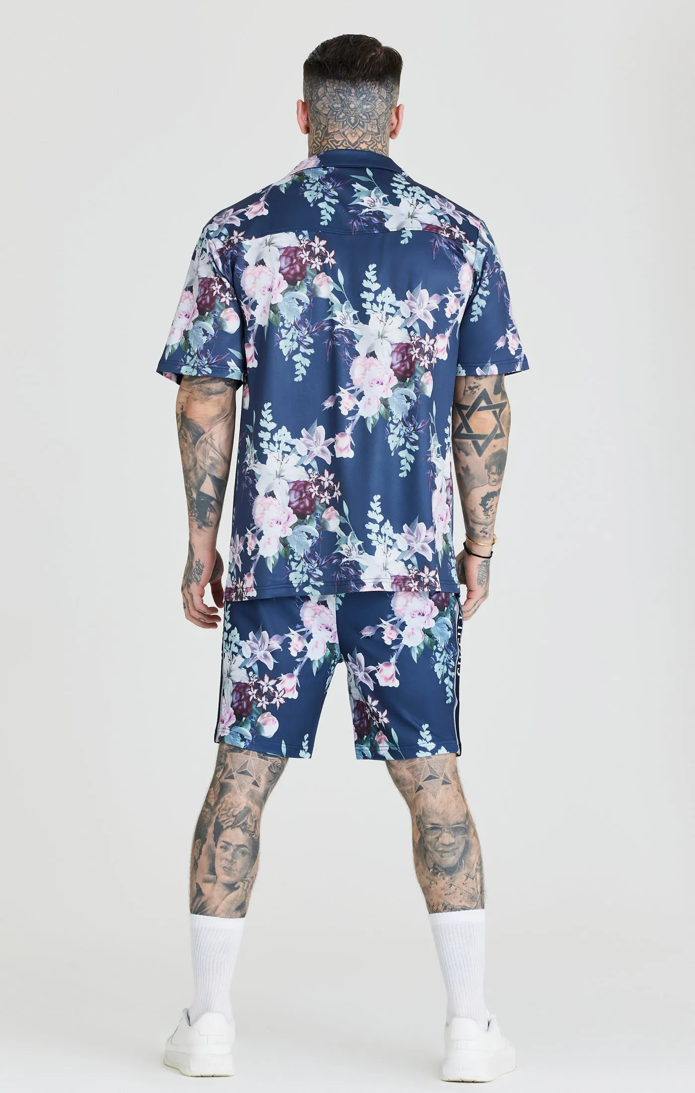 Navy Botanical Unisex Shirt sold by Siksilk product image thumbnail 5