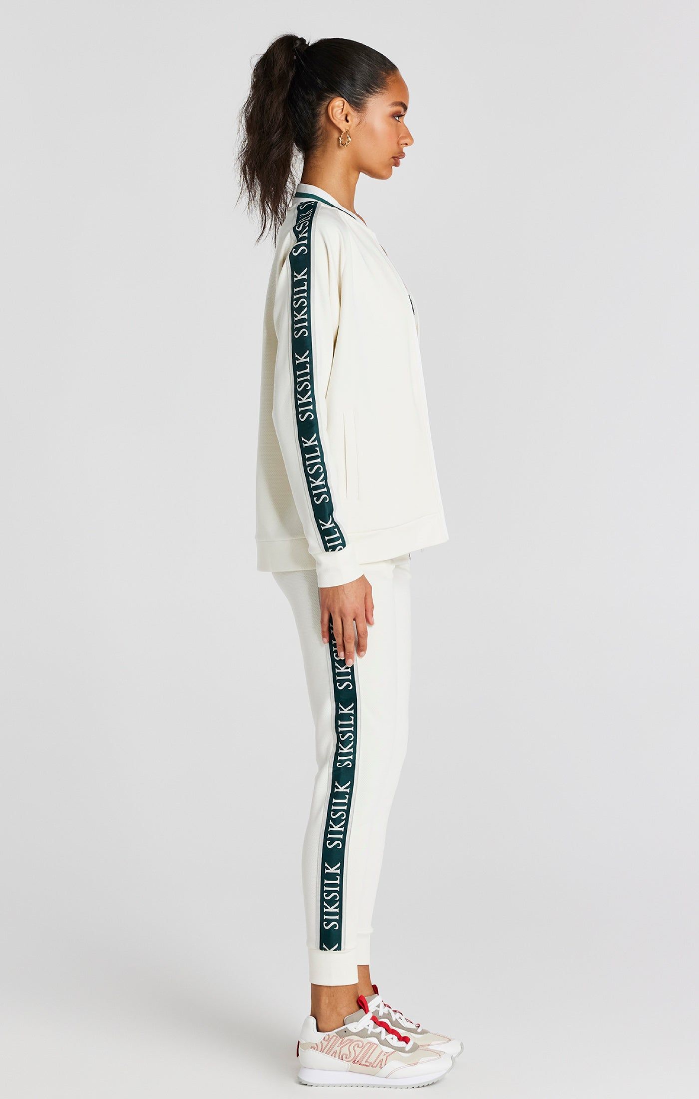 Ecru Tape Bomber sold by Siksilk product image thumbnail 4