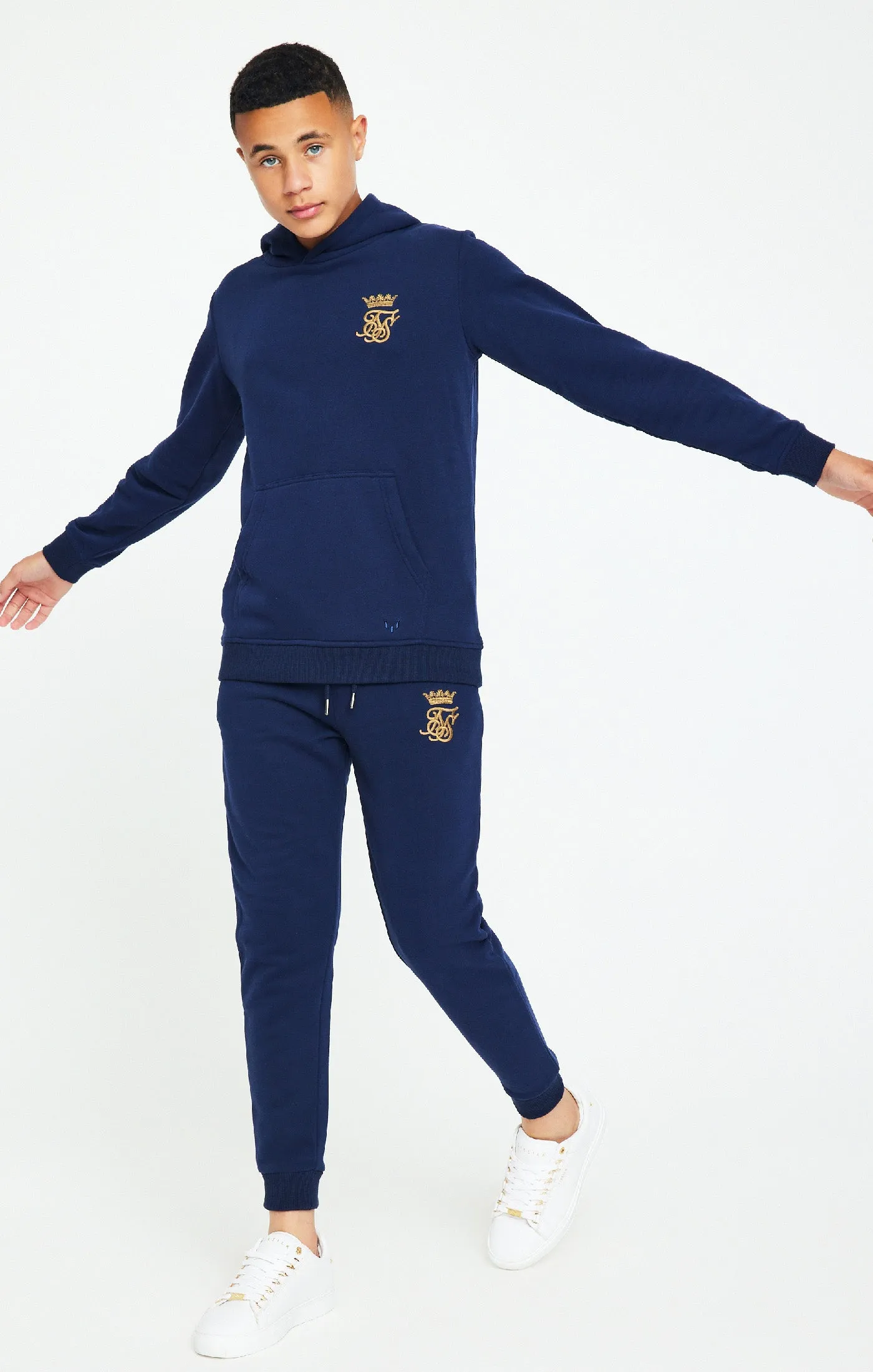 Boys Messi x SikSilk Navy Fleece Pant sold by Siksilk product image thumbnail 4