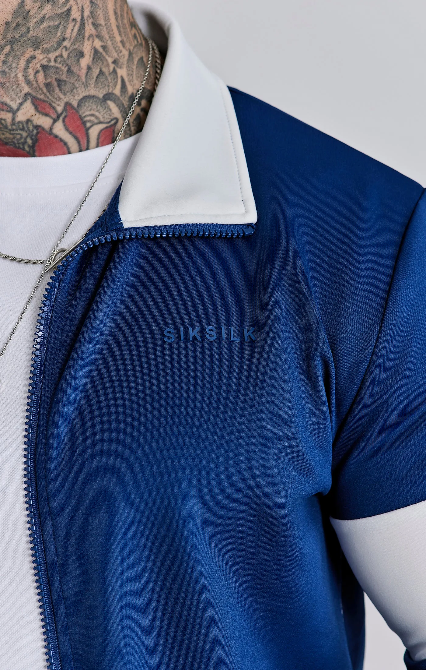 Navy Track Top sold by Siksilk product image thumbnail 3