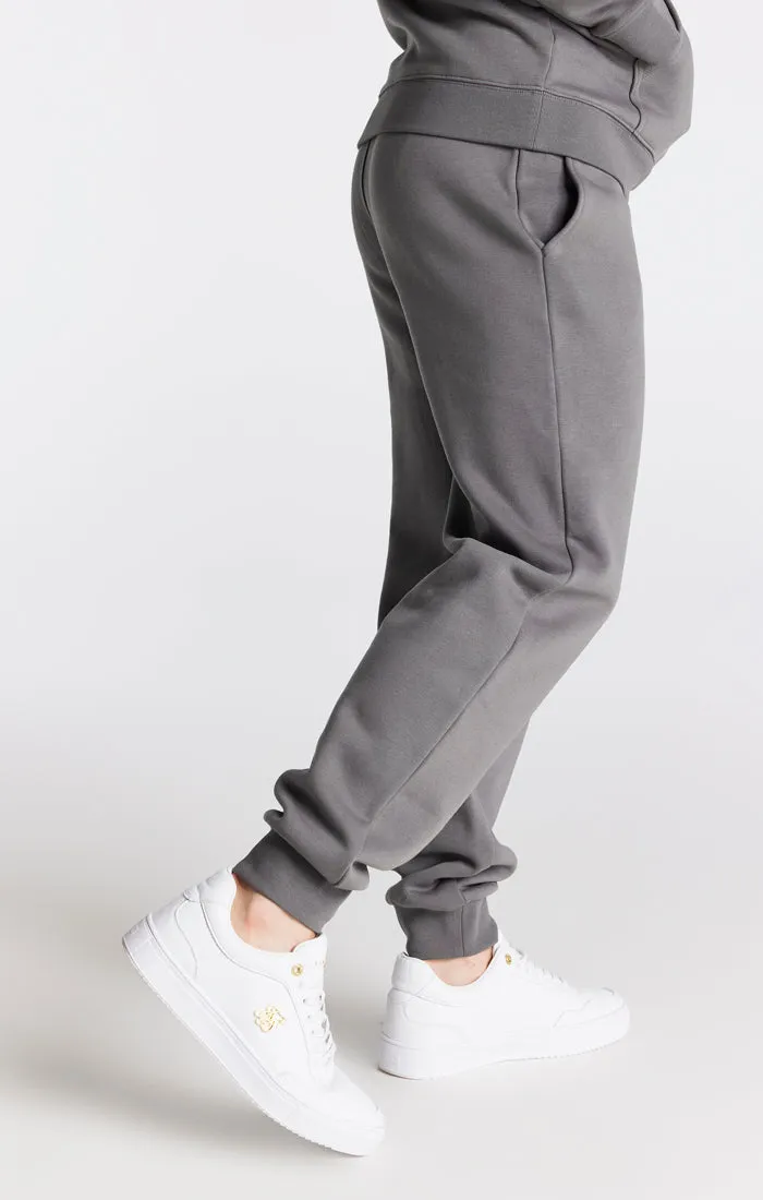 Boys Grey Marl Essentials Cuffed Jogger sold by Siksilk product image thumbnail 2
