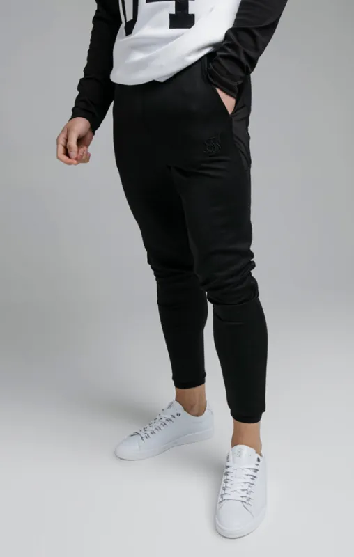 Black Retro Sport Scope Pant sold by Siksilk