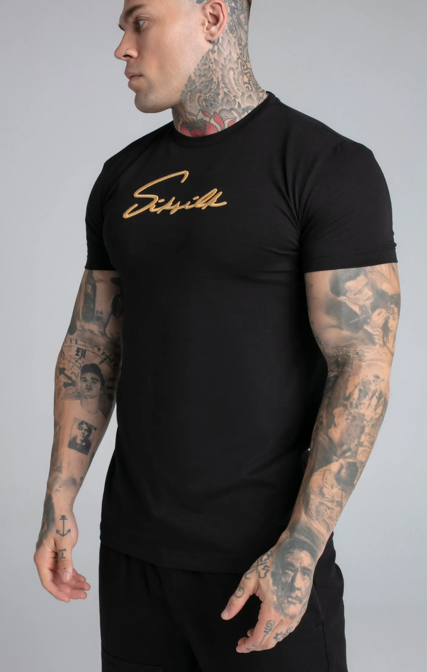 Muscle Fit T-Shirt sold by Siksilk product image thumbnail 3