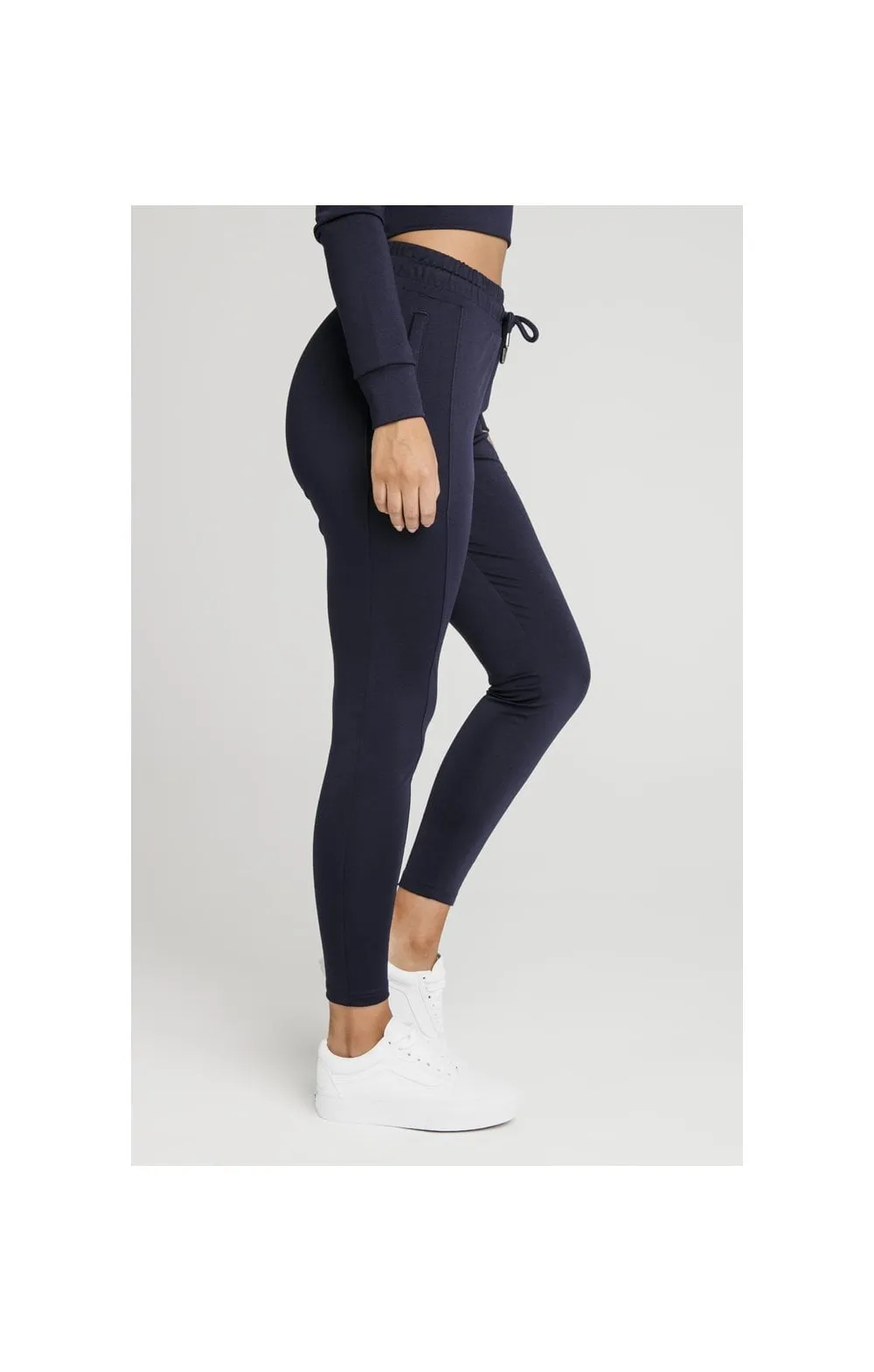 Navy Essential Track Pant sold by Siksilk product image thumbnail 3