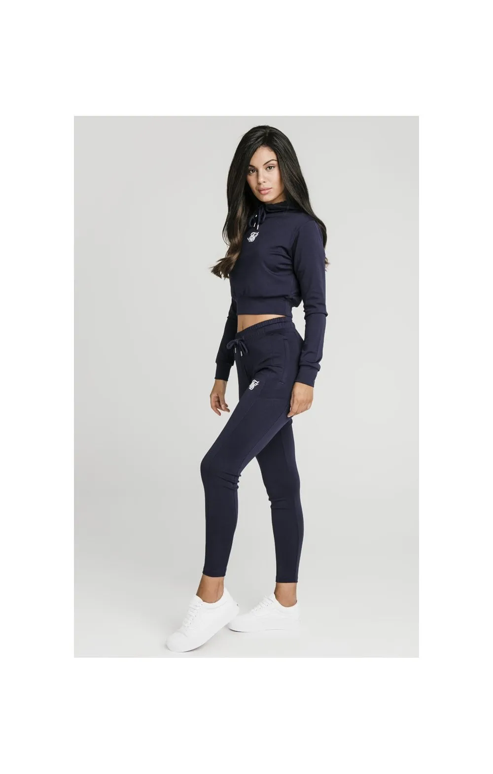 Navy Essential Track Pant sold by Siksilk product image thumbnail 4