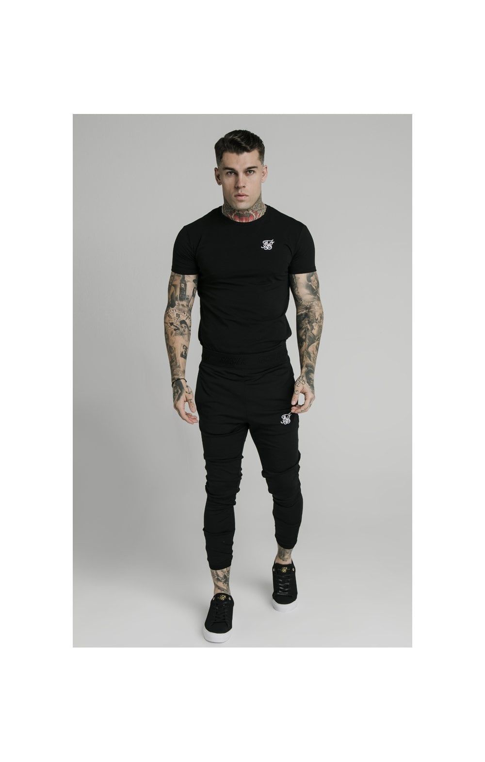 Black Agility Track Pant sold by Siksilk product image thumbnail 6