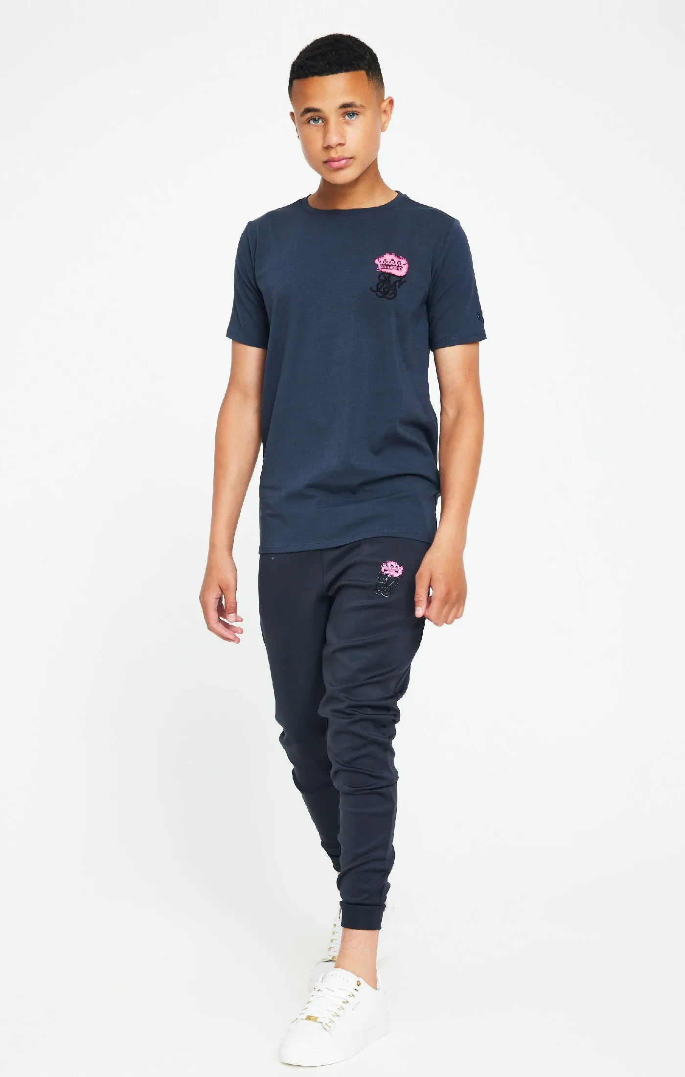 Boys Messi x SikSilk Grey Logo T-Shirt sold by Siksilk product image thumbnail 3