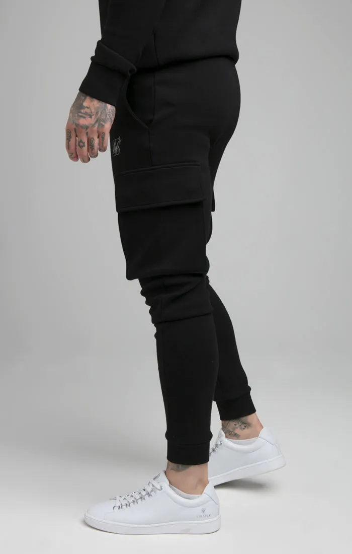 Black Cargo Pant sold by Siksilk product image thumbnail 2