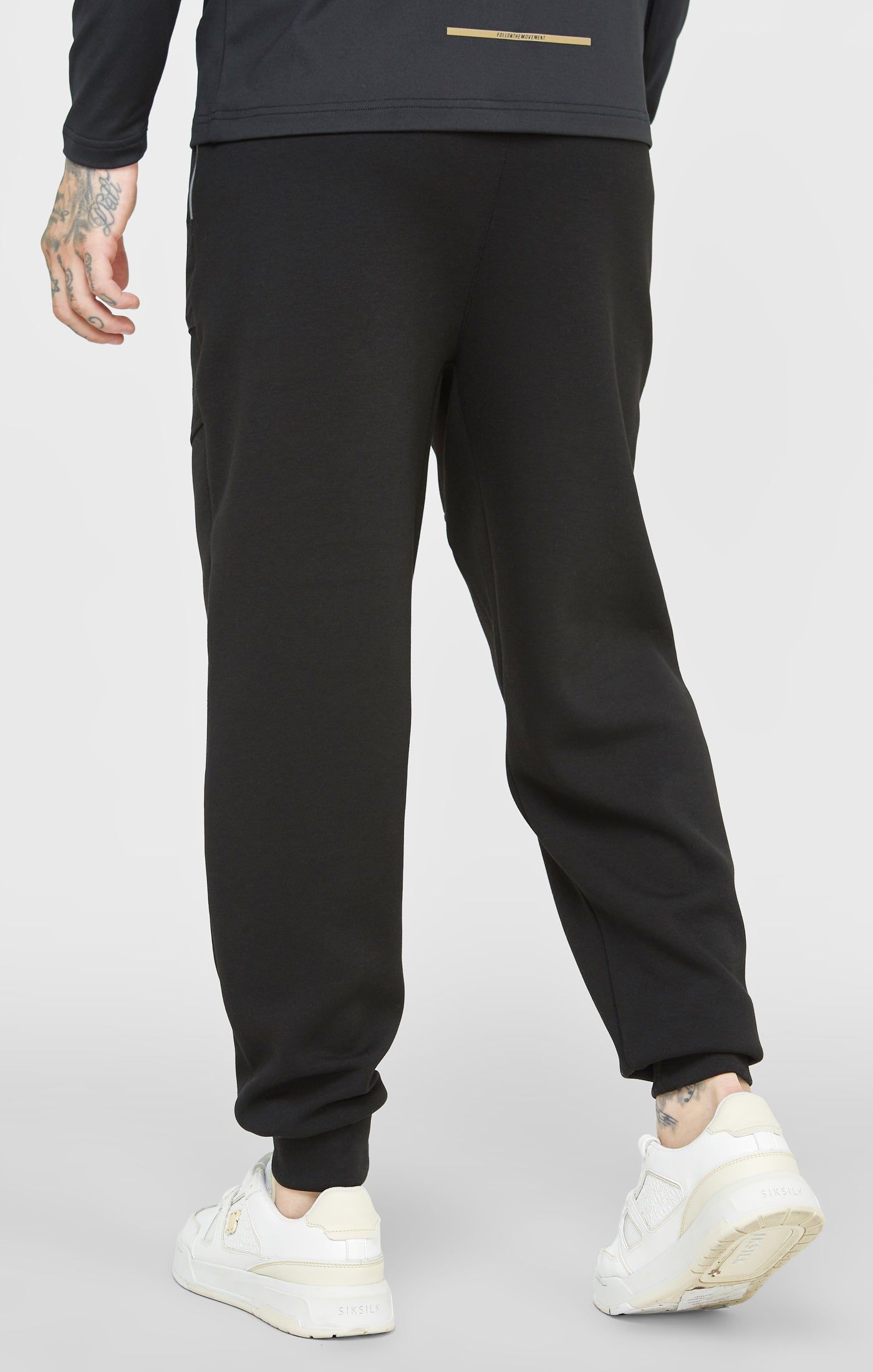 Black Sports Pant sold by Siksilk product image thumbnail 4