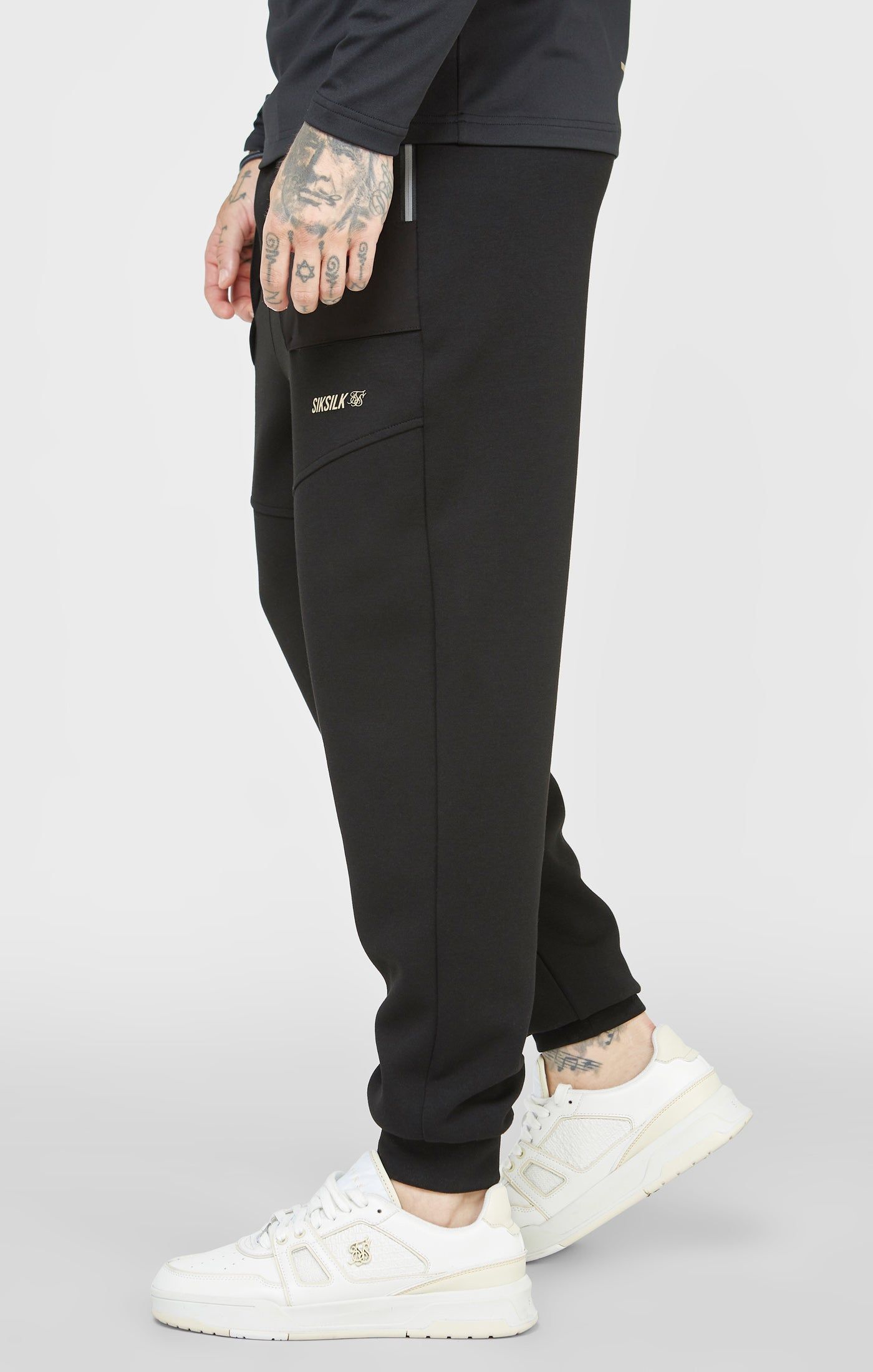 Black Sports Pant sold by Siksilk product image thumbnail 2