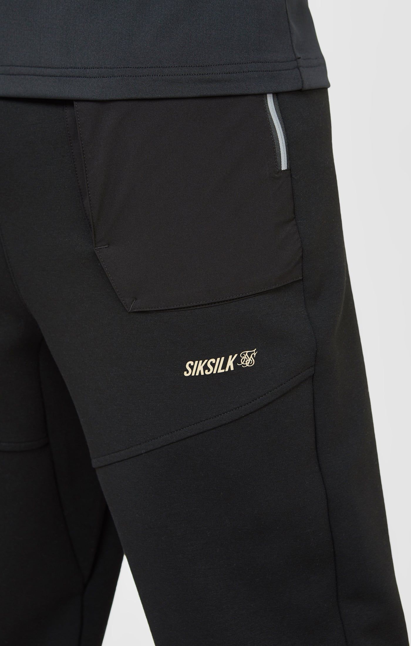 Black Sports Pant sold by Siksilk product image thumbnail 6