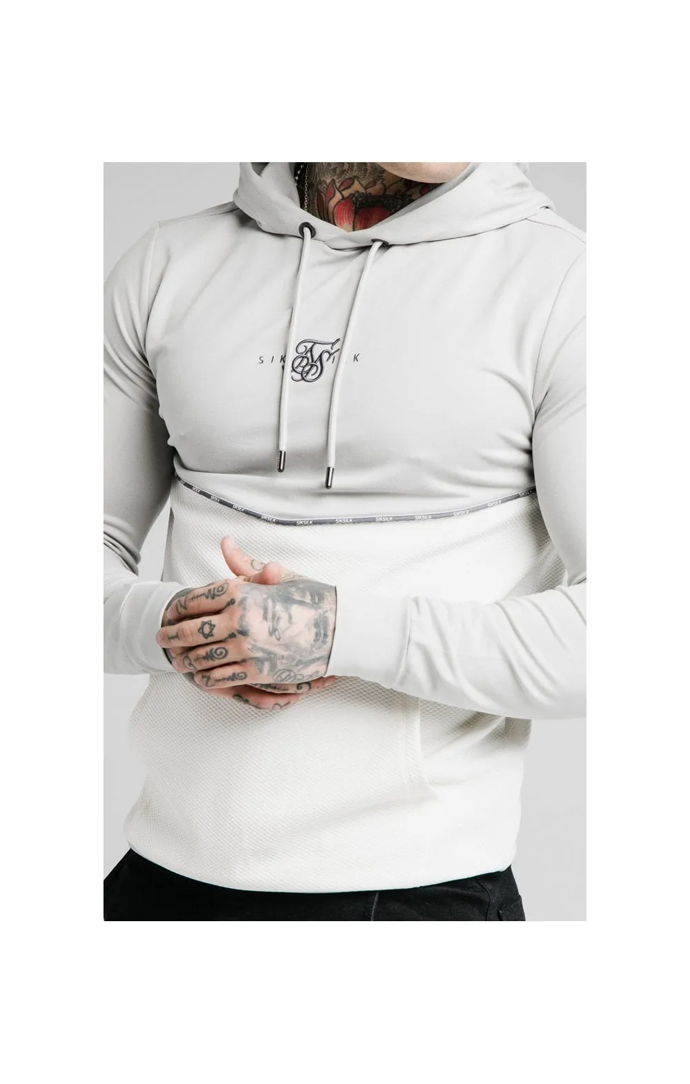 SikSilk Duality Overhead Hoodie - Grey sold by Siksilk product image thumbnail 2