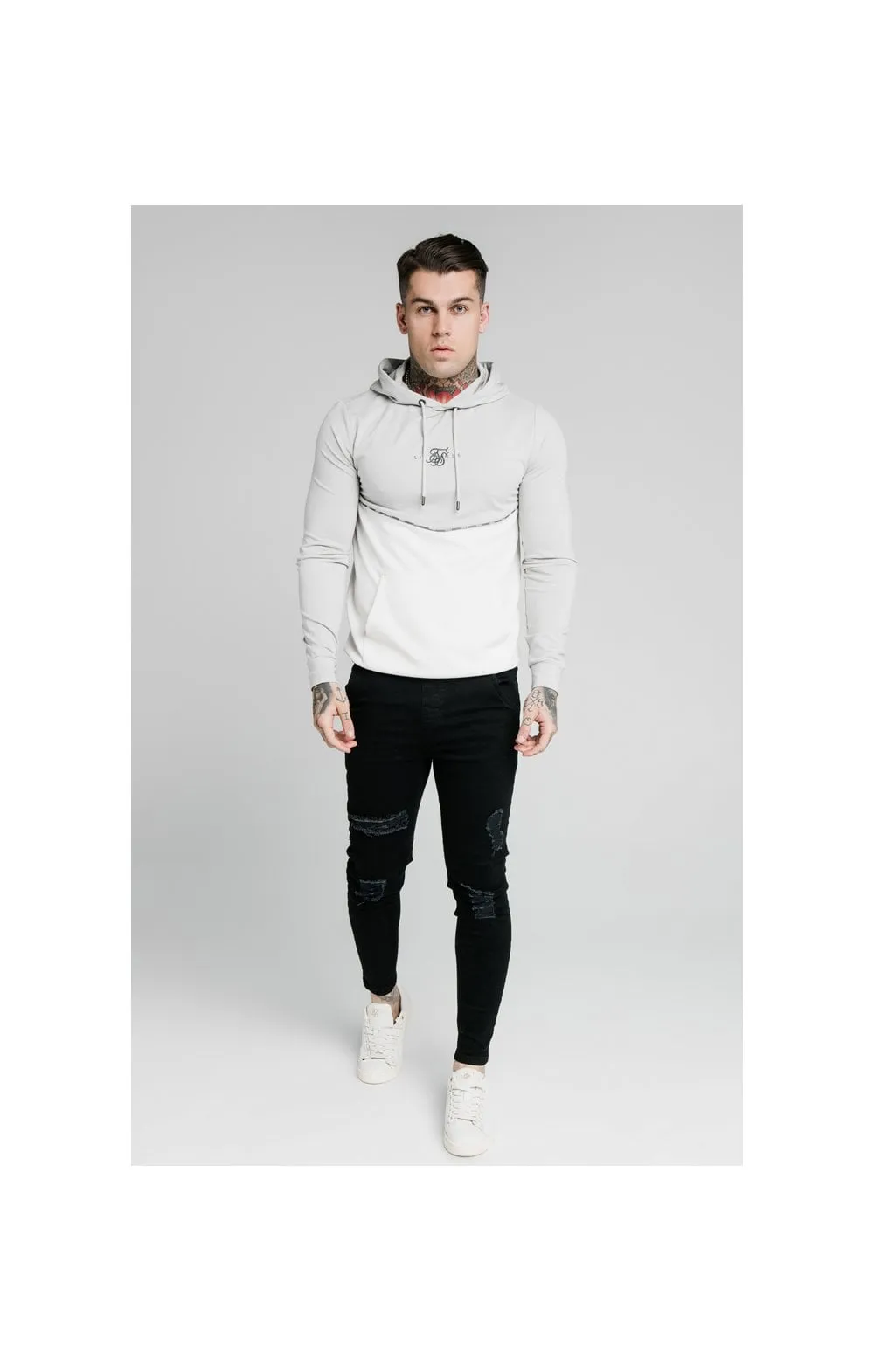 SikSilk Duality Overhead Hoodie - Grey sold by Siksilk product image thumbnail 3