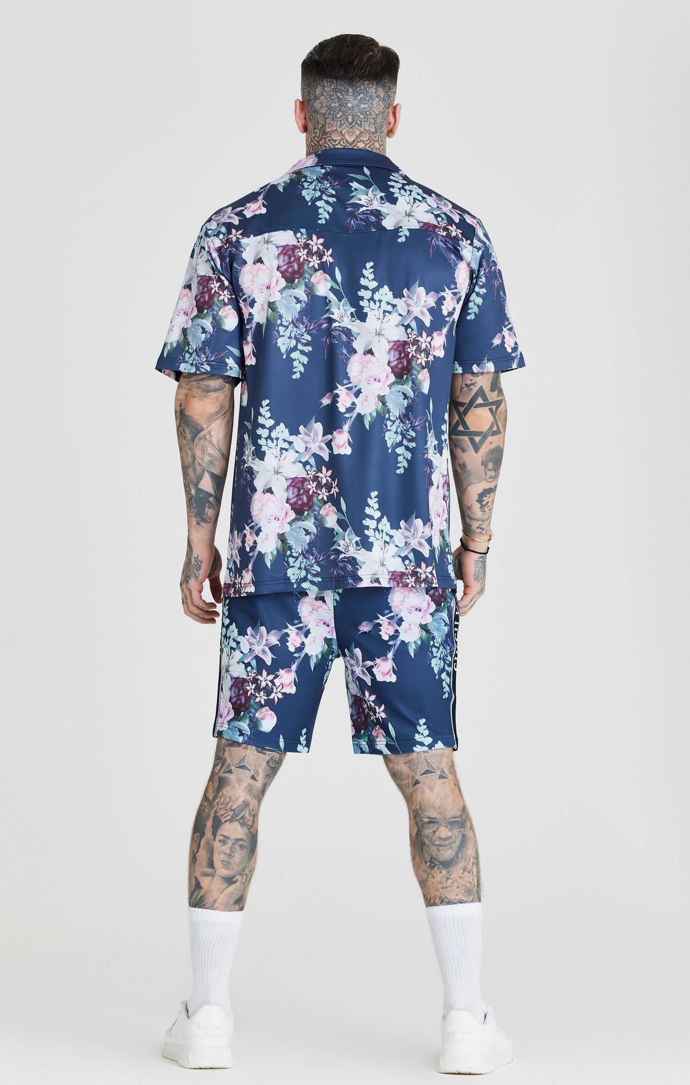 Navy Botanical Unisex Shirt sold by Siksilk product image thumbnail 5
