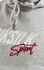 SikSilk Overhead Basic Sports Hoodie - Grey Marl sold by Siksilk