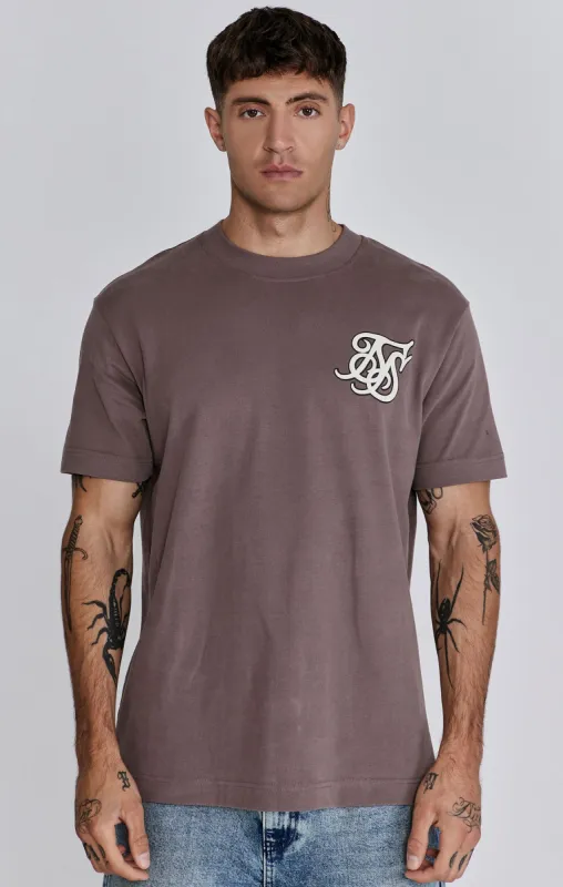 Brown Logo T-Shirt sold by Siksilk