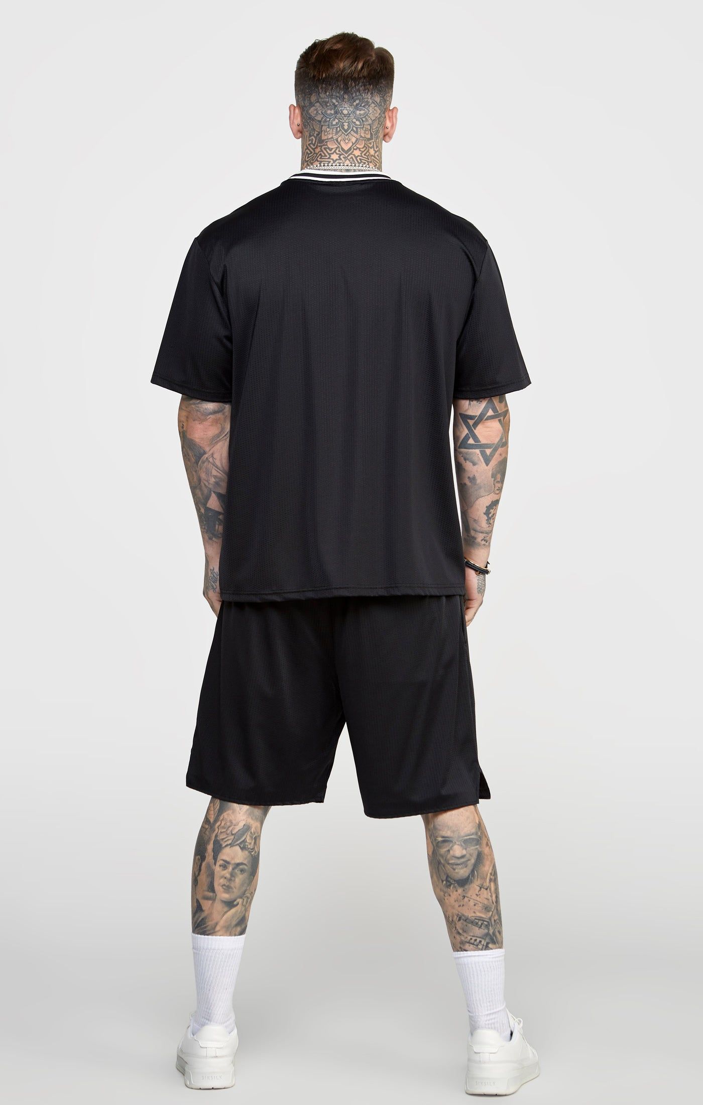 Black Mesh Loose Fit Short sold by Siksilk product image thumbnail 5