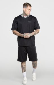 Black Mesh Loose Fit Short sold by Siksilk